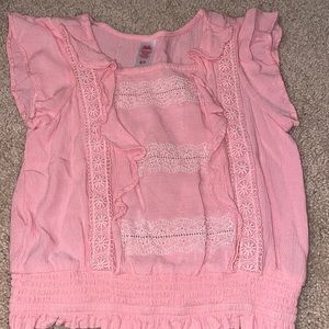 Girls size 6/7 Justice Short Sleeve Blouse